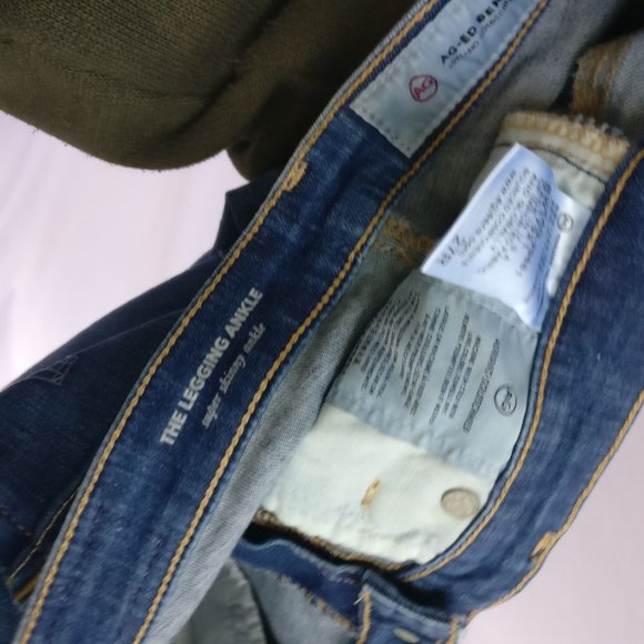 AG ankle jeans in LEGGING WASH 27w perfect denim material 98%cotton+2%stretch - Picture 7 of 11
